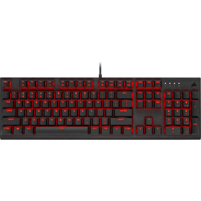 Corsair K60 PRO Mechanical Gaming Keyboard - Red LED - CHERRY VIOLA 機械鍵軸 機械式電競鍵盤 #CH-910D029-NA [香港行貨]