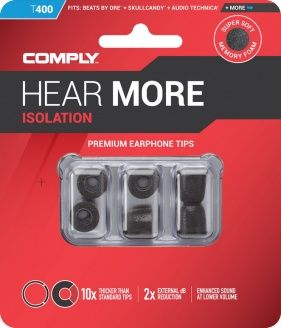 COMPLY T-400 Earbuds 中碼 3 對裝 T-Series