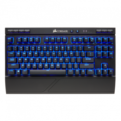 CORSAIR K63 Wireless Mechanical Gaming Keyboard - Blue LED - Cherry MX Red 紅軸 機械式遊戲鍵盤 #CH-9145030-NA [香港行貨] KB-K63WL-BLU-BK-MXR