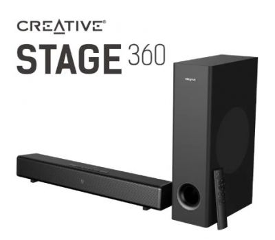 Creative Stage 360 2.1 Soundbar with Dolby Atmos® 5.1.2 Experience 長條型家庭喇叭 #Creative-Stage360 [香港行貨]
