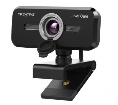 Creative Live! Cam Sync 1080p V2 Full HD Webcam with Auto Mute and Noise Cancellation for Video Calls 視頻通話、靜音、降噪、高清網絡攝像頭 #Creative Live! Cam-V2 [香港行貨]