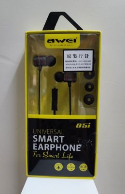 AWEI Q5I Inearphone with Microphone 入耳式耳機 (連麥克風) #AW-Q5I [香港行貨] (盒有點舊)