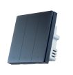 Aqara QBKG32LM（CN Package）Smart Wall Switch Space Gray （With Neutral, Triple Rocker） 智能開關 H1 Pro 星空灰（零火線 三鍵版）[香港行貨]