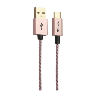 Verbatim 120cm USB-C™ to USB-A Cable (Rose Gold) / #65061