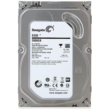 Seagate 3.5" Internal 2TB SATA III HDD 7200rpm SV35 Series