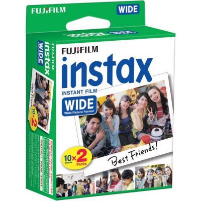 Fujifilm instax wide 菲林相紙 (每盒20張) #INSTAXWIDE20 [香港行貨]
