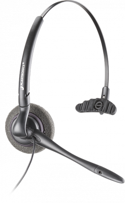 Plantronics DuoSet H141N Voice Tube Monaural Headset