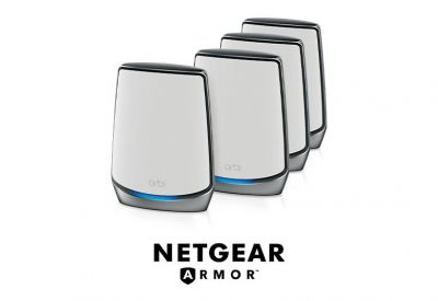  Netgear Orbi WiFi 6 AX6000 MESH WiFi System (4 units) [RBK853 + RBS850 x 1 pack]  #RBK854  [香港行貨] (3年保養)
