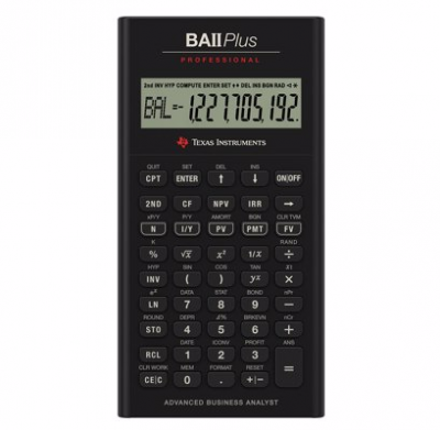 Texas Instruments BAII Plus™ Professional Financial Calculator 計數機 (香港行貨) #BAIIPLUSPRO