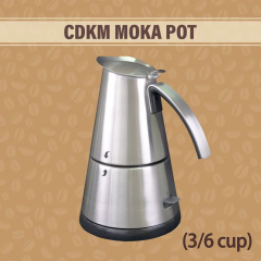 CDKM MOKA Pot 電動MOKA咖啡機 (3/6 Cup) 340ml #50A [香港行貨]